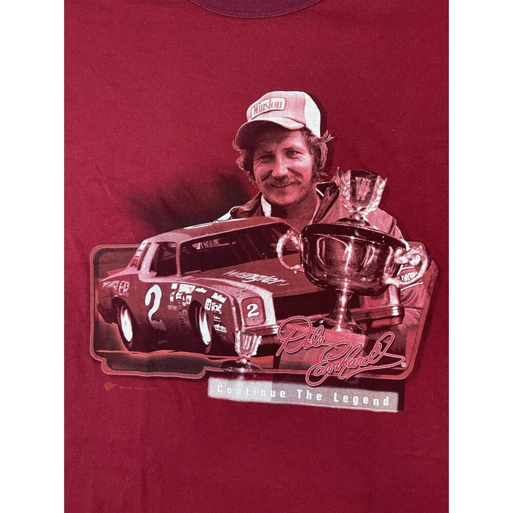 Vintage Dale Earnhardt Continue The Legend Ringer T-Shirt Men’s XXL 90s Y2K Vtg - Picture 2 of 8
